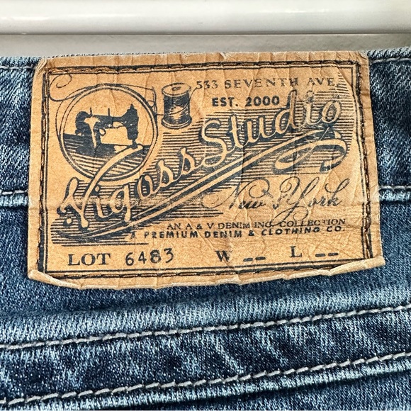 Vigoss Studio | The New York Dark Wash Low Rise Skinny Jean | Size 3/4 - Picture 12 of 14